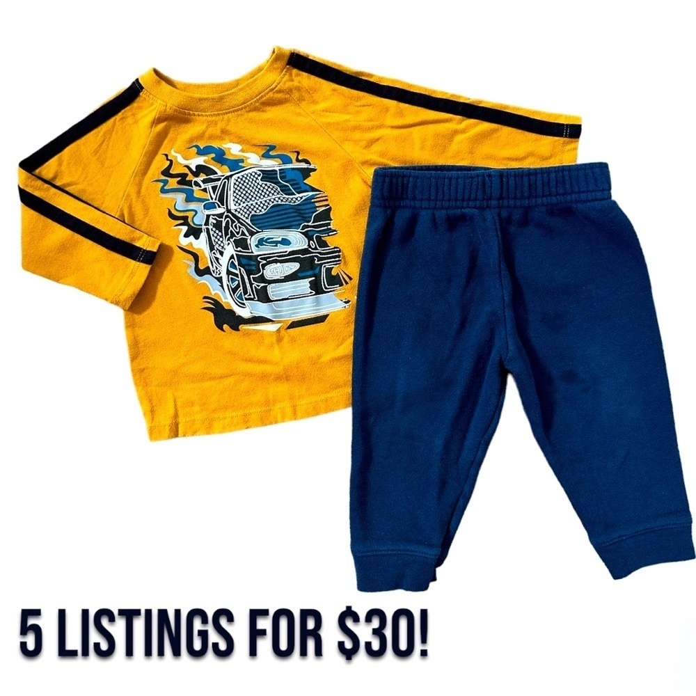 12 month baby boy matching outfit set